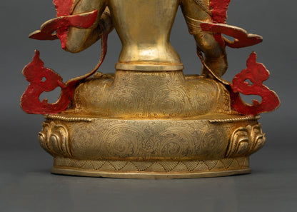 White Tara Statue for Altar Decor | Handcrafted in Nepal