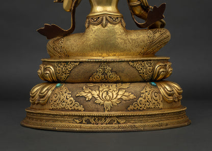 Green Tara Statue | Mother of Liberation and Compassion