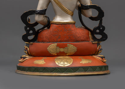 Artisan-Crafted Buddhist Dorje Sempa Statue | Vajrasattva Sculpture