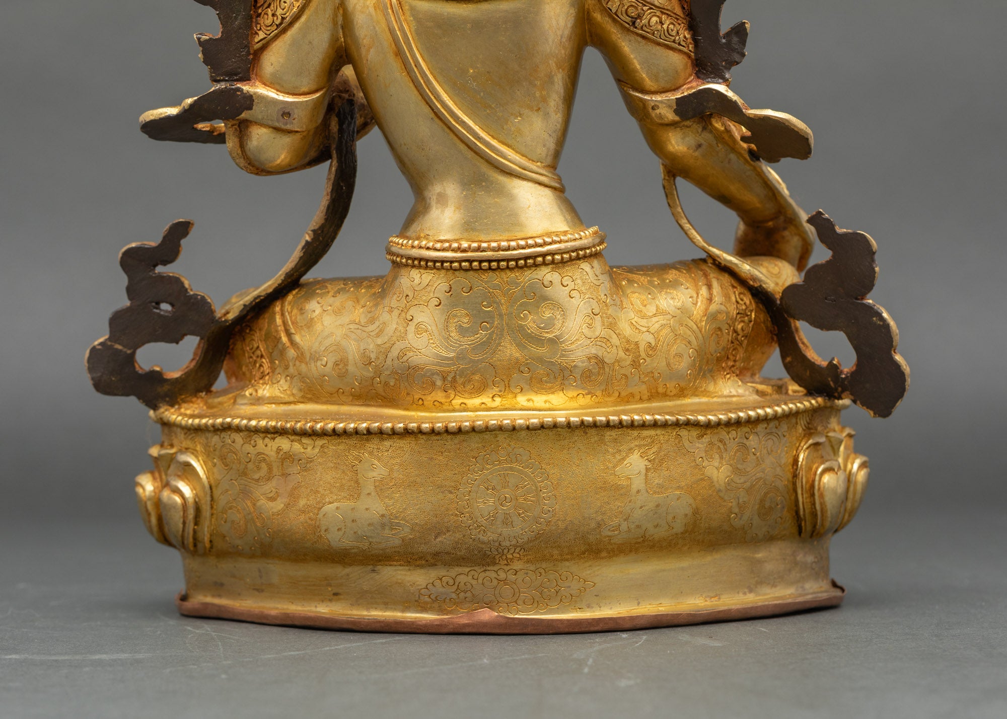 Green Tara Statue | Hand-Carved Nepalese Buddhist Art
