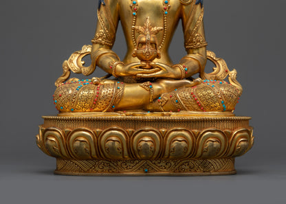 Divine Amitayus Statue | Handcrafted Buddha of Long Life & Wisdom
