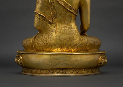 Handmade Shakyamuni Buddha Statue | Lost-Wax Cast Metal Craft