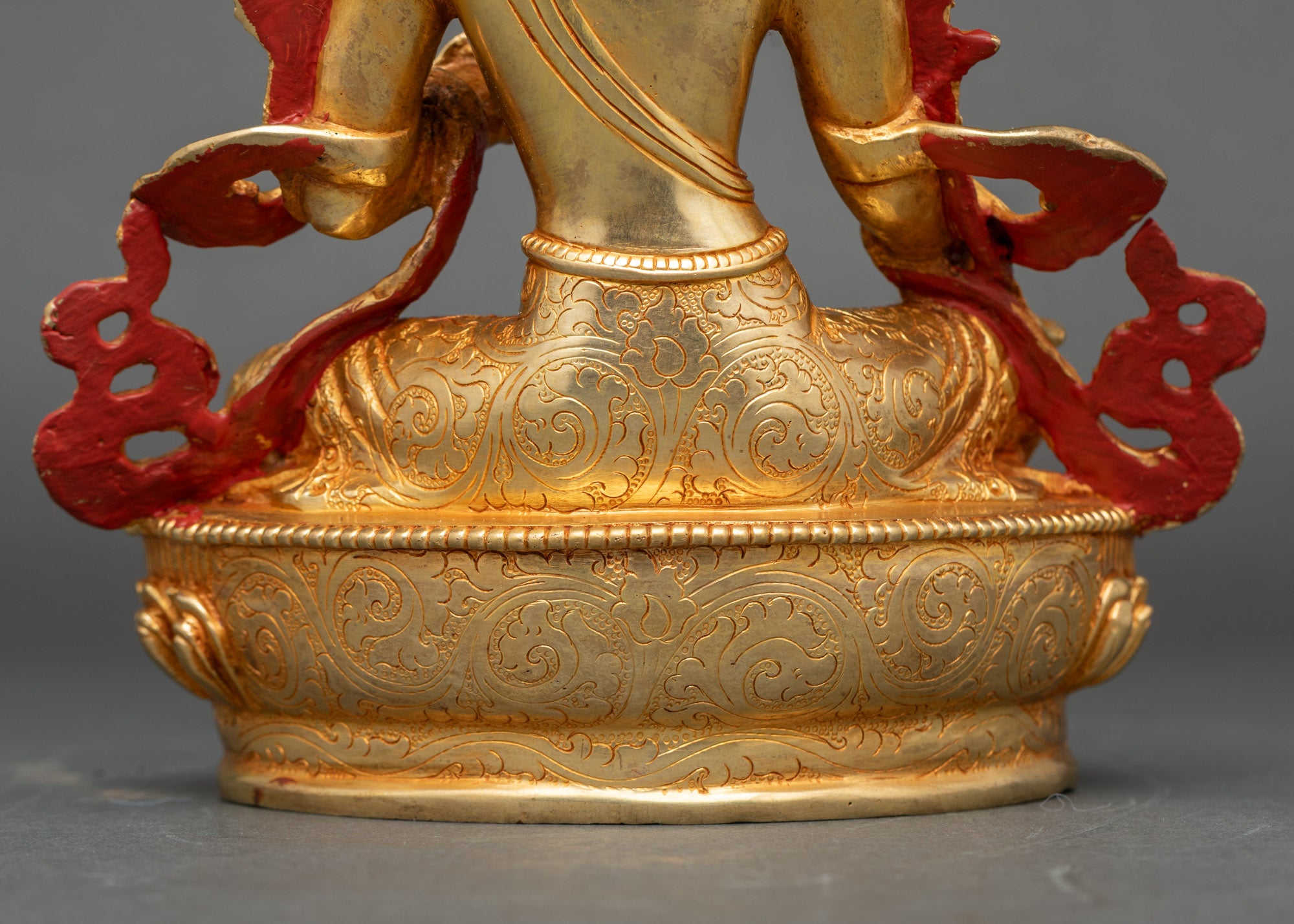 Green Tara Drolma Statue | Traditional Copper Sculpture from Nepal