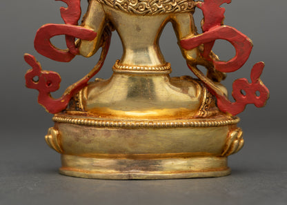 Himalayan White Tara Statue | Artisan-Made Nepalese Meditation Idol