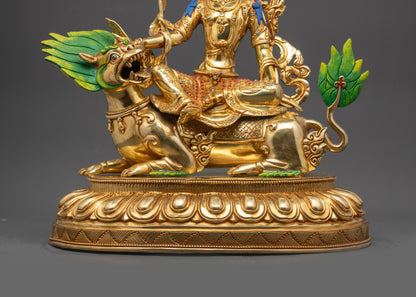 Simhanada Chenrezig | Lion-Roaring Avalokiteshvara Buddhist Sculpture