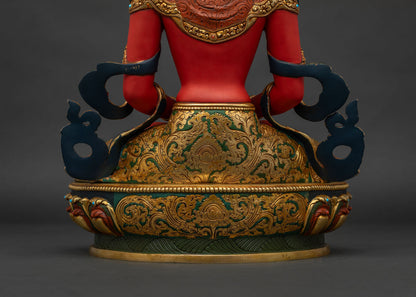 Amitayus Buddha Statue | Tibetan Buddhist Artwork from Nepal
