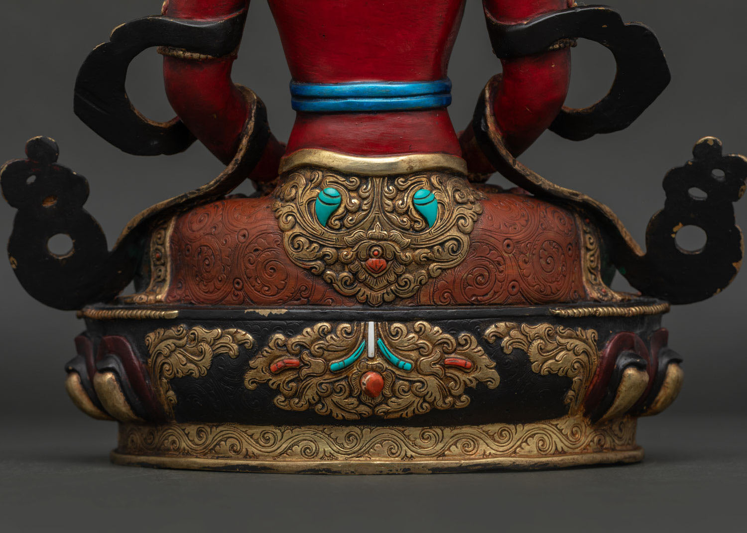 Multicolor Amitayus Statue | Buddha of Long Life and Wisdom