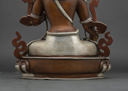 Elegant Green Tara Statue – Nepalese Spiritual Artwork