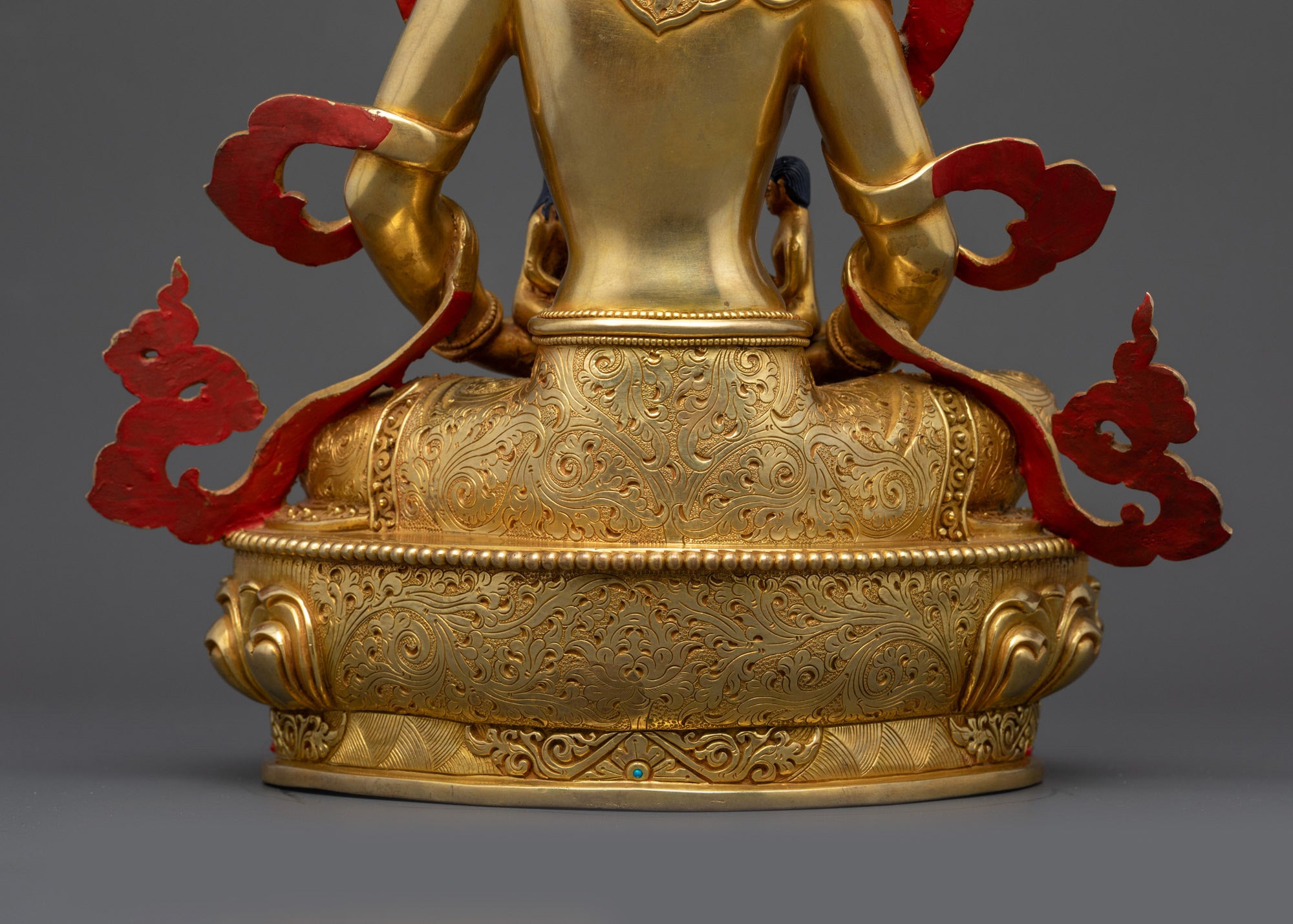 24K Gold-Gilded Green Tara Statue | Protecting Your Sacred Space