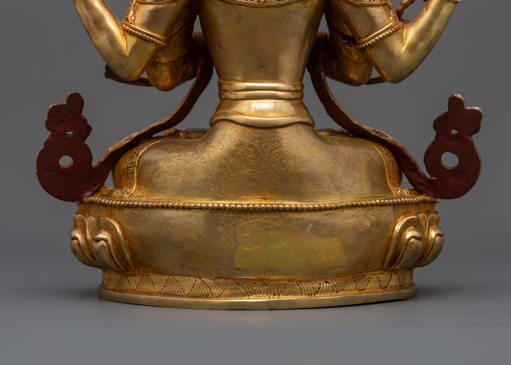 Tibetan four-Armed Buddhist Chenrezig Statue | Avalokiteshvara Sculpture
