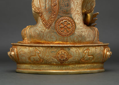Medicine Buddha Statue | Lost Wax Cast in Nepal