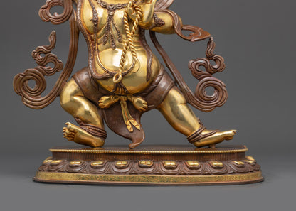 Handmade Bodhisattva Chana Dorje Statue | Buddhist Protector Artwork