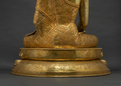 Giant Shakyamuni Buddha Statue for Meditation | Handcrafted In Nepal