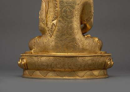 Meditating Amitabha Buddha Statue | Buddhist Artwork from Nepal