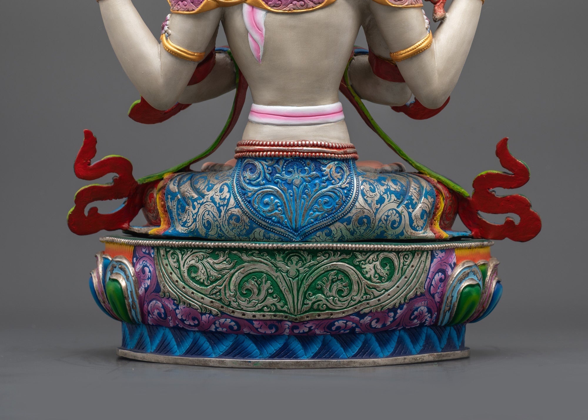 Premium Chenrezig Statue | Beautifully Painted Avalokiteshvara Idol