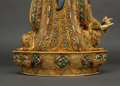 Blessings of Guru Rinpoche - Handcrafted Buddhist Statue
