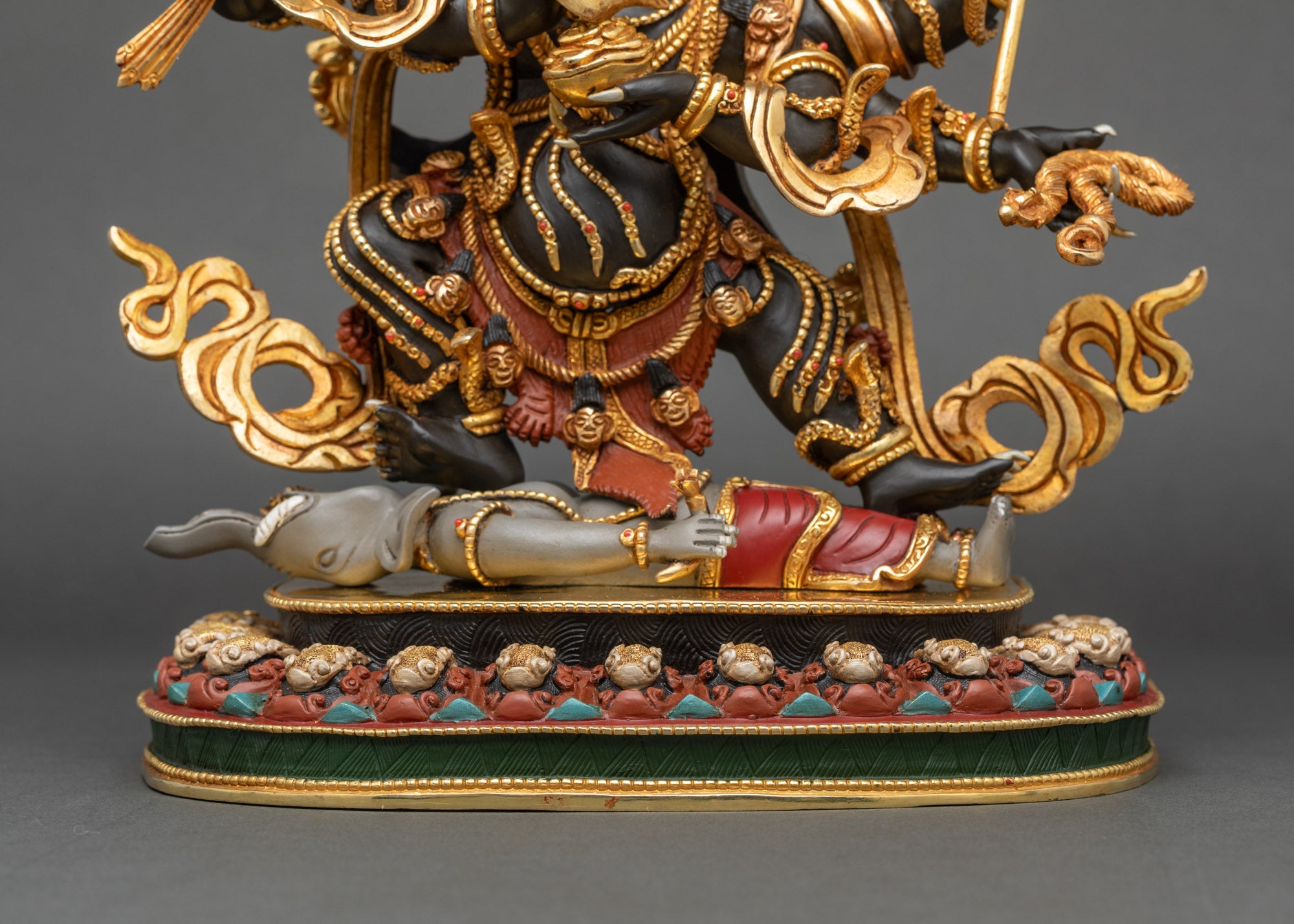 Handcrafted Six Arm Mahakala Statue | Symbol of Protection & Awakening