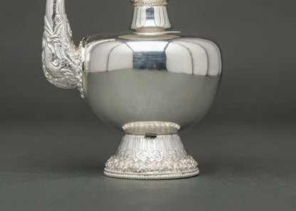 Silver Bhumba Set | Ceremonial Water Offering Vessel