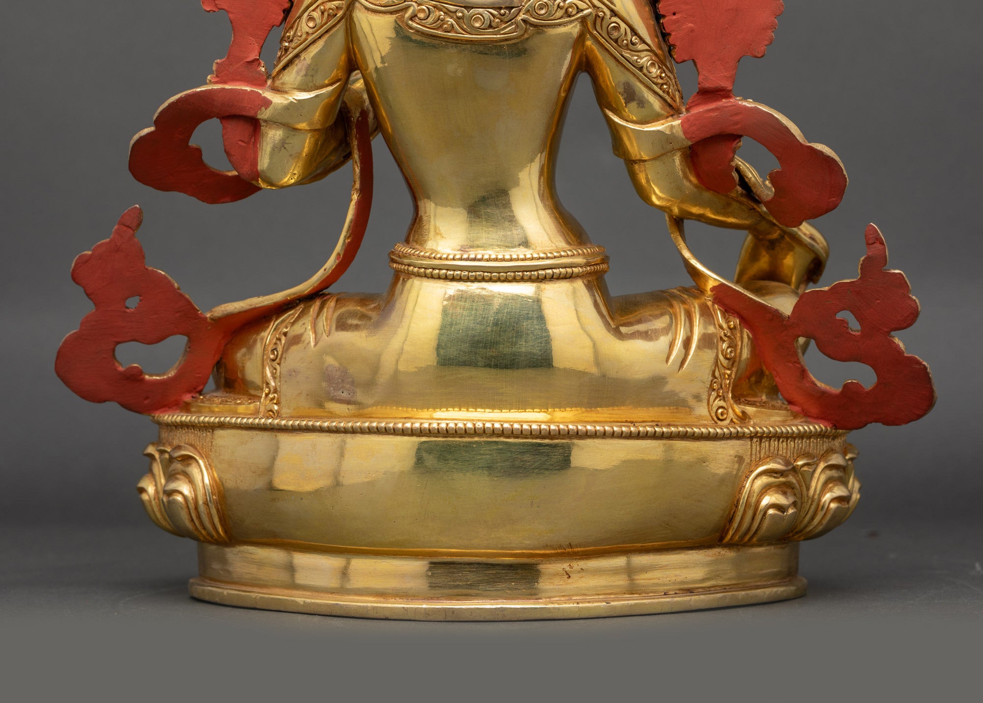 Premium Green Tara Sculpture | Authentic Buddhist Altar Piece