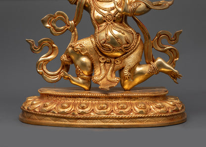 Protector Sankata Statue | Sacred Lost Wax Casted Buddhist Sculpture