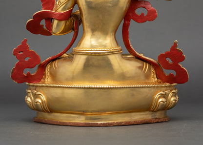 Manjushri Meditation Statue | Artisan-Crafted Spiritual Home Decor