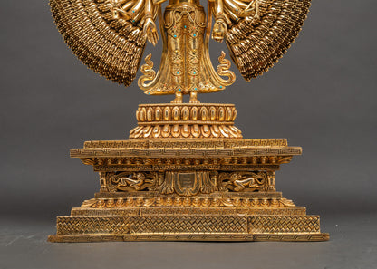 1000 Armed Chenrezig Statue | Sahasrabhuja Avalokiteshvara Sculpture
