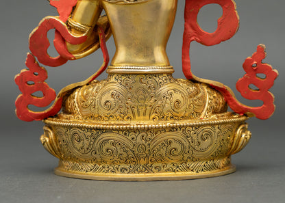Manjushri Statue | Buddhist Wisdom Deity from Nepal