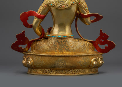 Manifest Spiritual Cleansing with Vajrasattva Statue | Nepalese Artwork