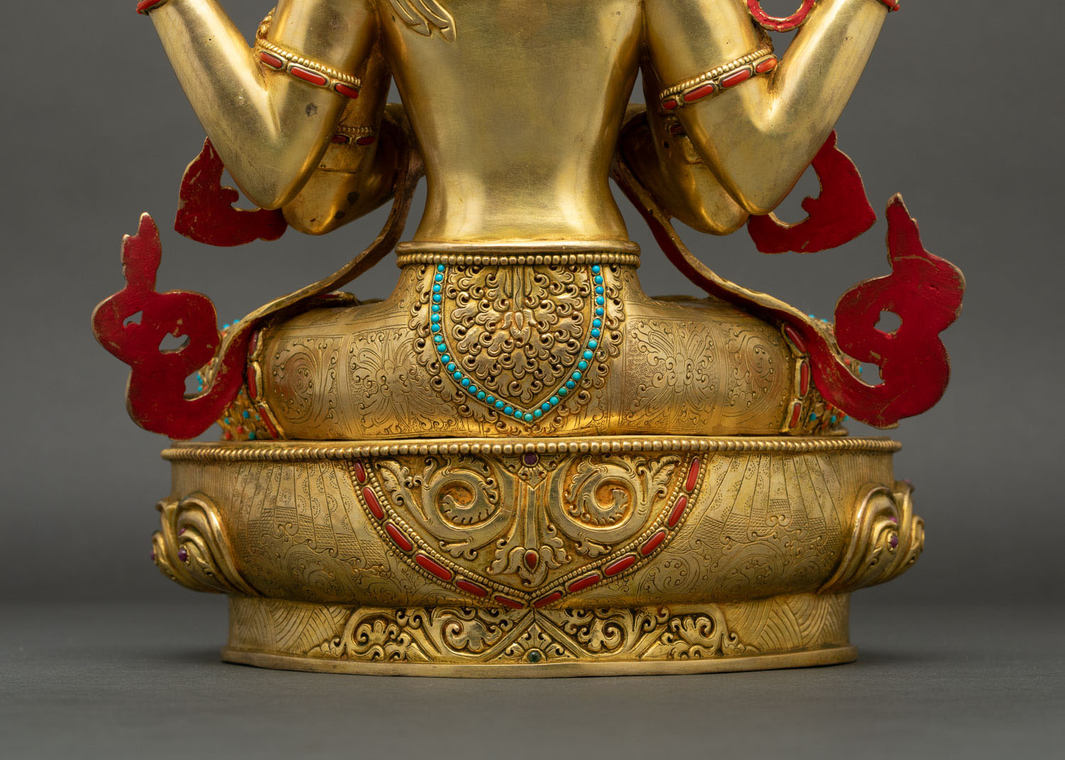 Four-armed Avalokiteshvara Statue | Buddhist Compassion Icon