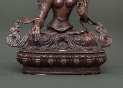 White Tara Statue | Handmade Goddess of Compassion Nepal