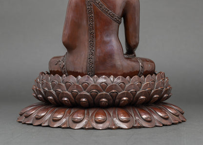 Shakyamuni Buddha Sculpture | Handcrafted Nepalese Buddhist Statue