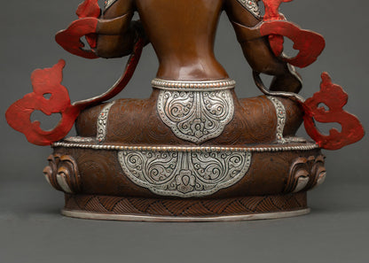 Green Tara Statue | Handmade Himalayan Buddhist Artwork