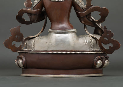 Green Tara Buddhist Statue | Himalayan Meditation Deity Art