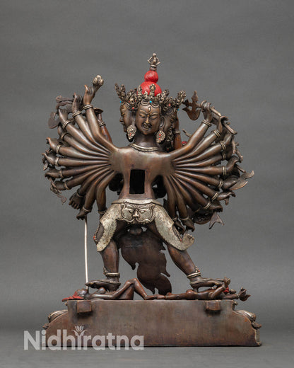 Kalachakra Statue – Handcrafted Buddhist Art from Nepal