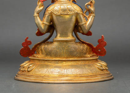 Chenrezig Statue – Buddhist Deity of Compassion and Mercy