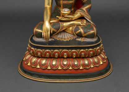 Meditative Shakyamuni Buddha Statue | Handmade in Nepal