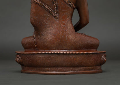 Oxidized Amitabha Buddha Statue | Sacred Buddha of Compassion and Pure Land