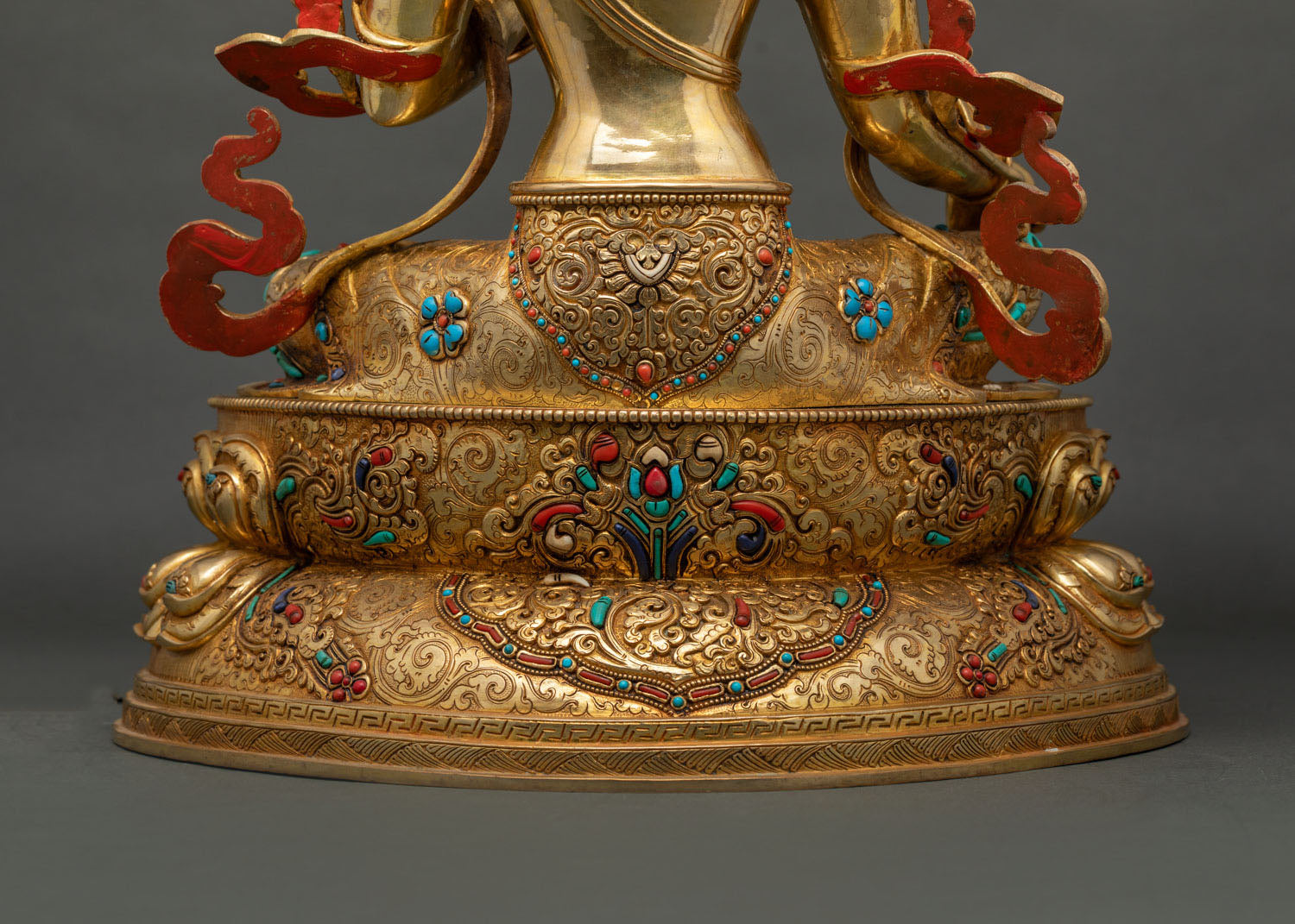 Large Green Tara Statue | Nepalese Lost-Wax Crafted Art
