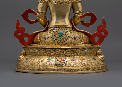 Supreme Enlightenment Vairocana Buddha Statue | Sacred Spiritual Idol