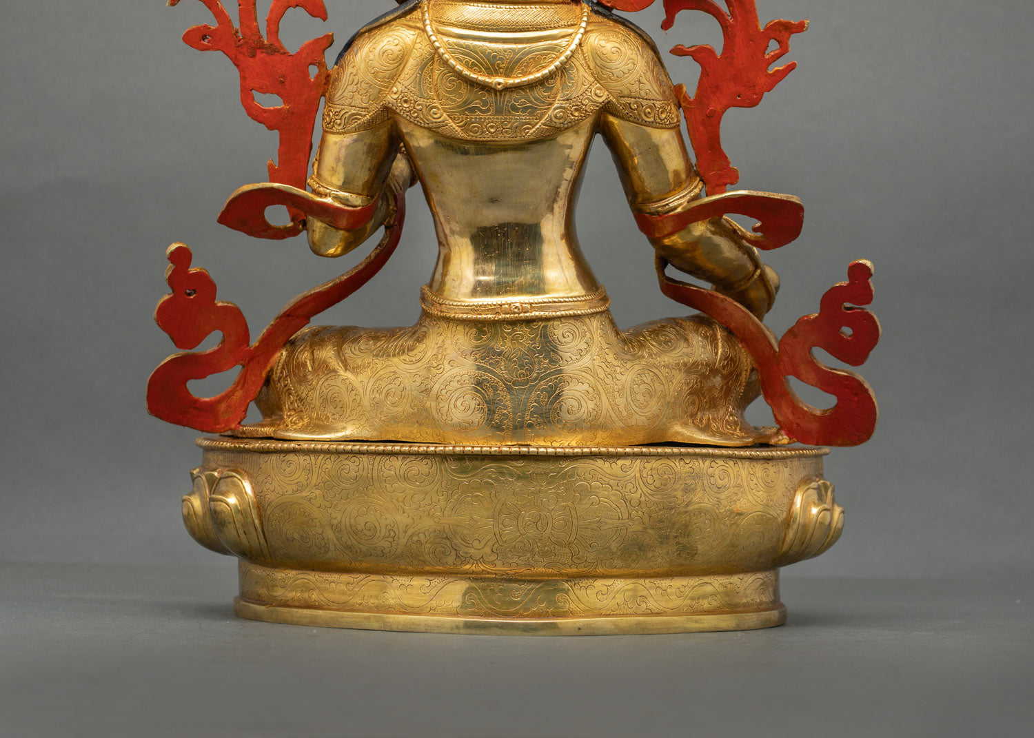 Blessed Green Tara | 24K Gold Gilded Buddhist Statue