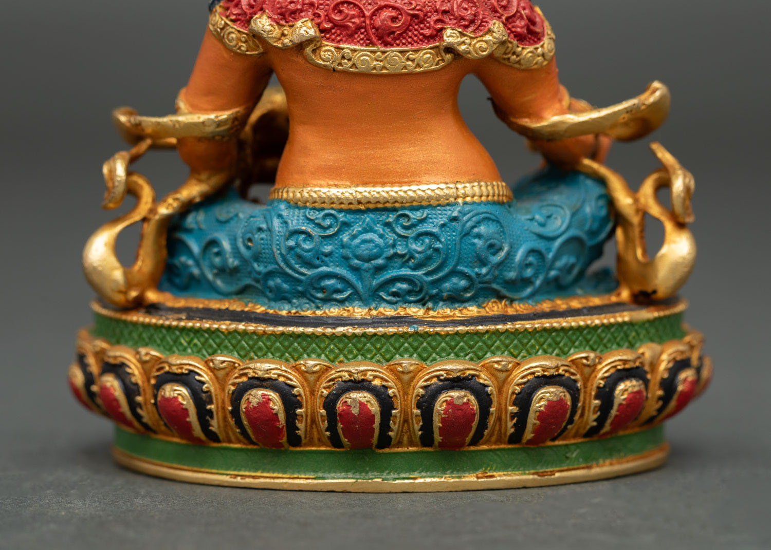 Dzambhala Statue | Handmade Buddhist Wealth Deity Sculpture Nepal