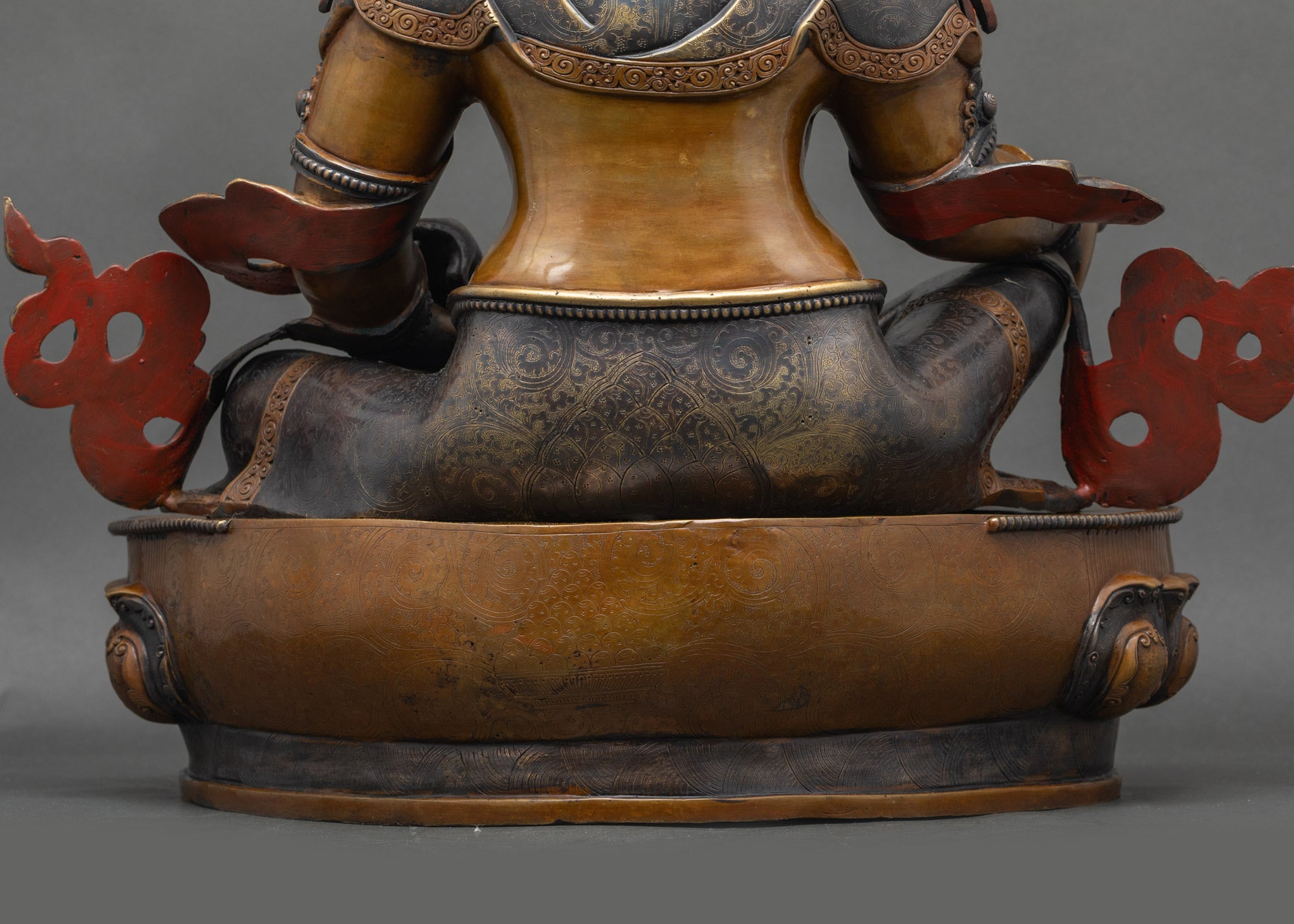 Nepalese Dzambhala Statue | Copper Craft for Wealth & Abundance