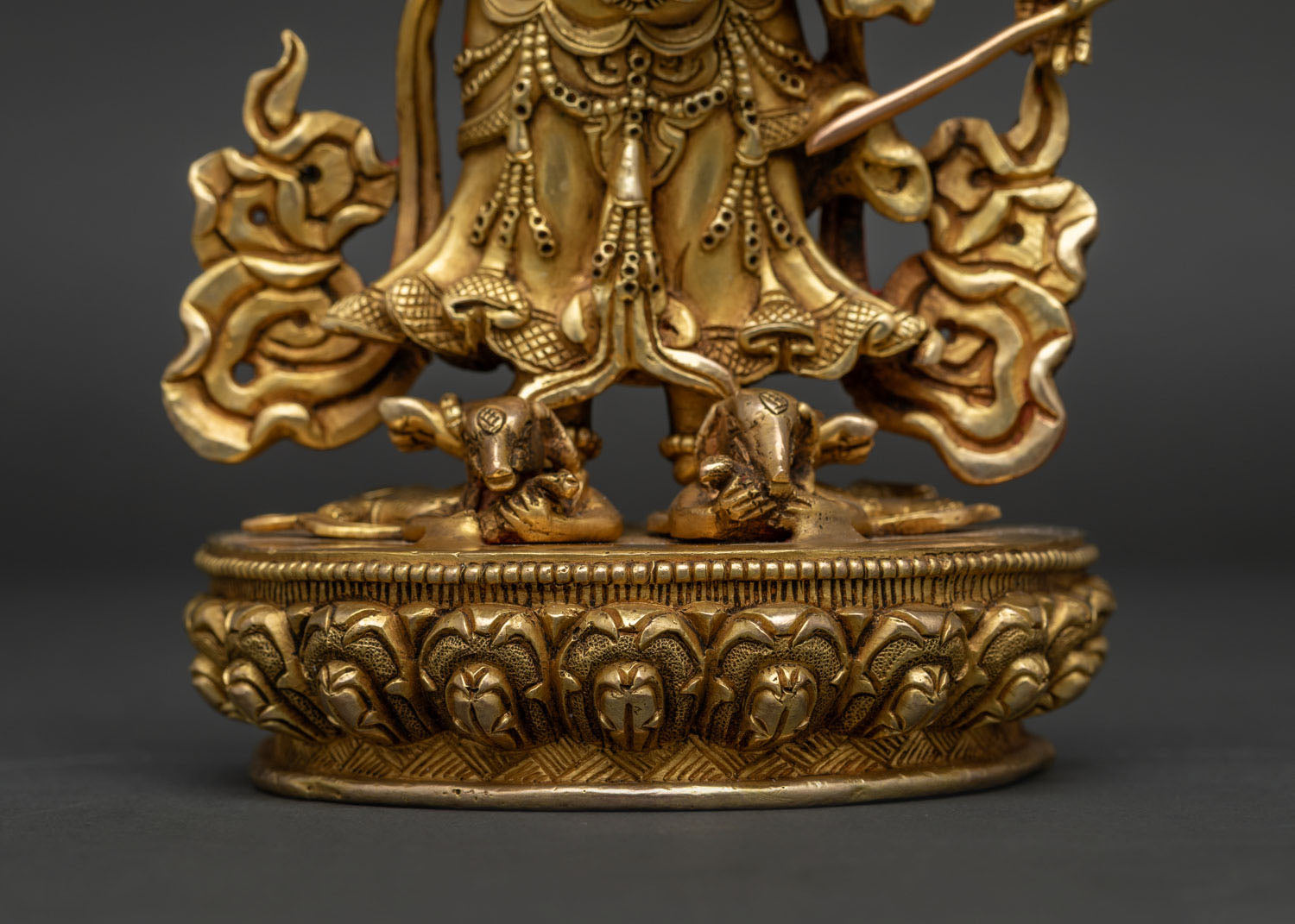 White Mahakala Statue