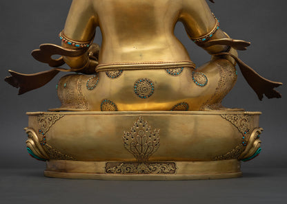 Dzambhala Statue from Nepal | Deity of Wealth and Prosperity