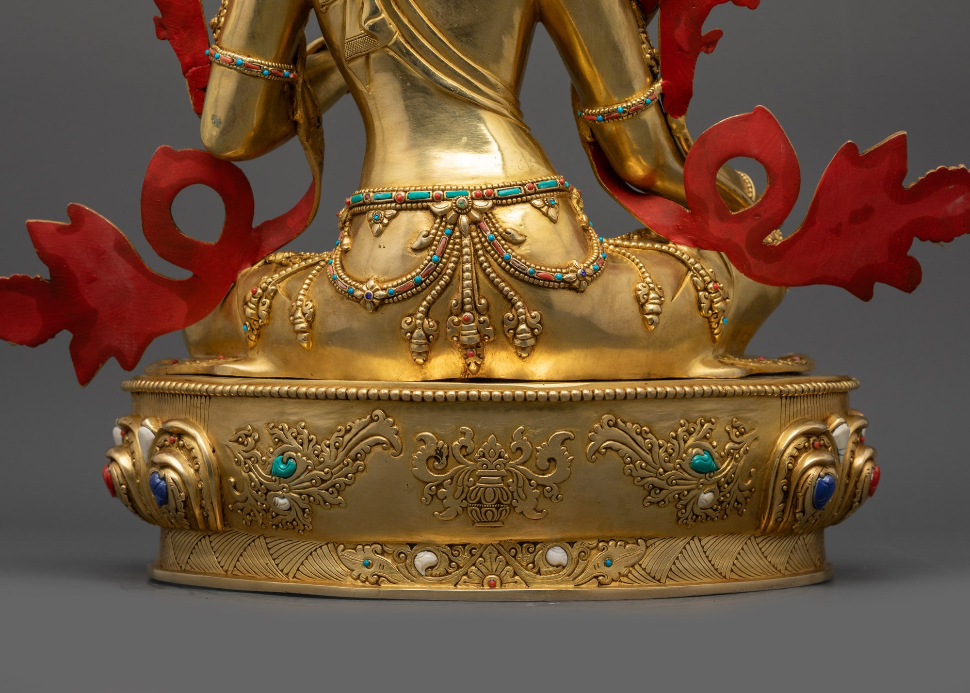 Premium Green Tara Buddhist Sculpture | Tibetan Altar Decor from Nepal