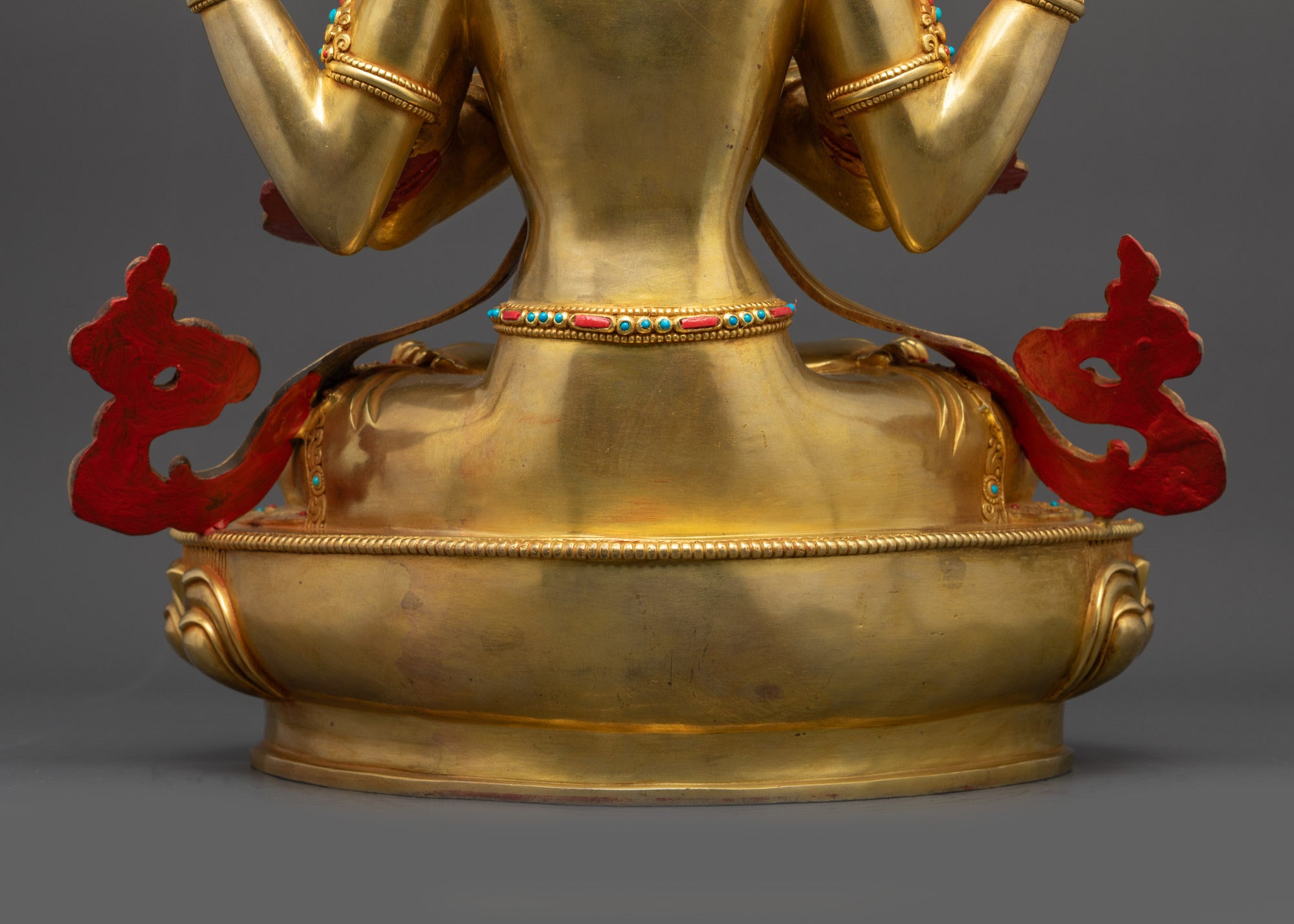 Handmade Bodhisattva Chenrezig Statue | Tibetan Meditation Sculpture