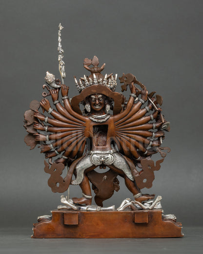 Sacred Kalachakra with Consort Statue – Lord of Time and Cosmic Energy