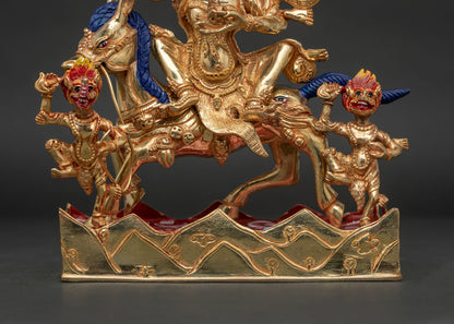 Palden Lhamo Statue | Wrathful Female Protector of Buddhism