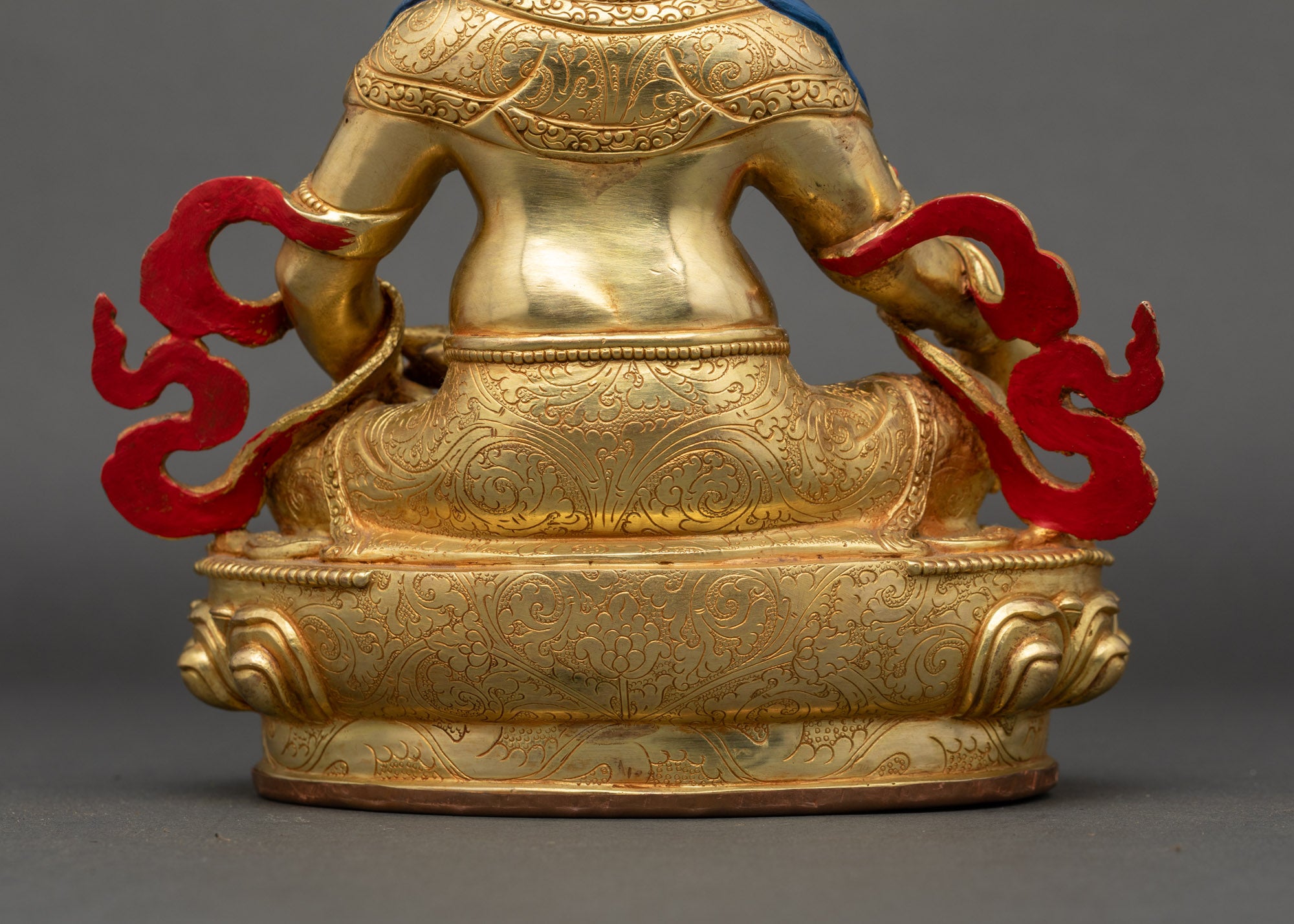 Dzambhala Buddhist Statue | Sacred Himalayan Prosperity Sculpture
