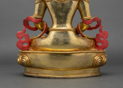 Amitayus Statue | Sacred Buddha Figurine for Devotion and Longevity